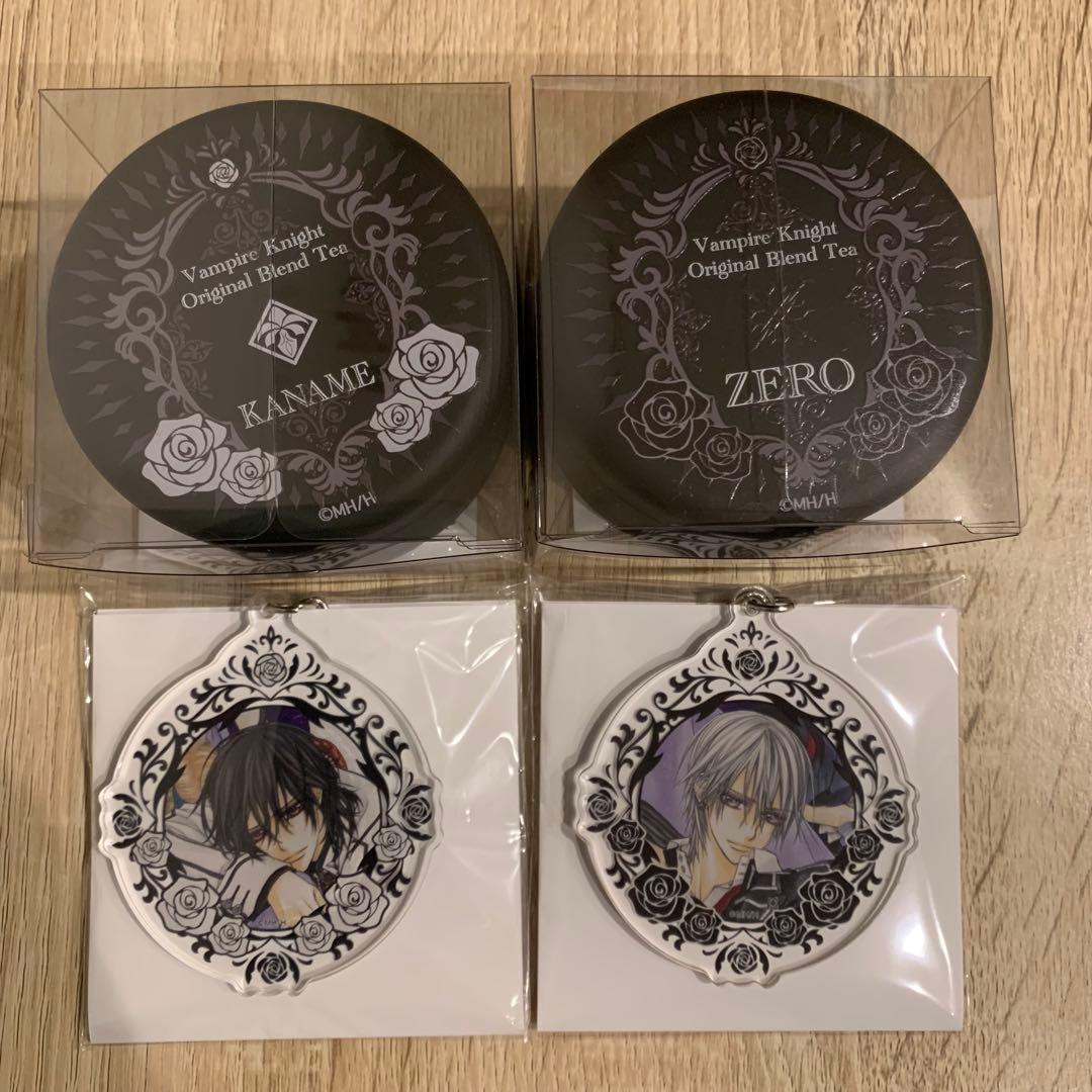 ヴァンパイア騎士　枢　零　優姫　クリアカード　アクリルキーホルダー　缶　5点