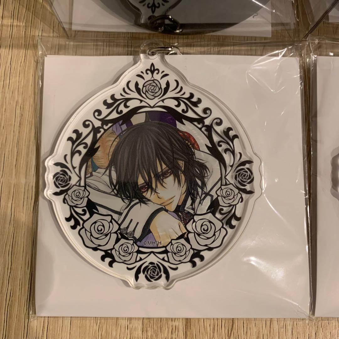 ヴァンパイア騎士　枢　零　優姫　クリアカード　アクリルキーホルダー　缶　5点