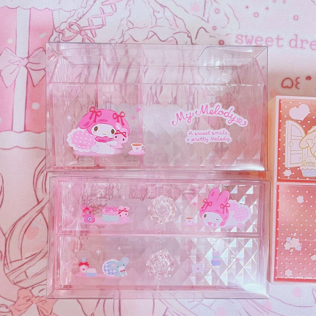 サンリオ　マイメロディ　コスメオーガナイザー　チェスト　小物入れ　2013年4点