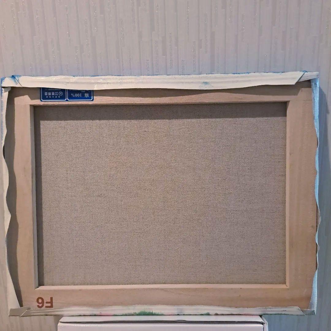 キャンバス油絵 　AP♡ 　笑ってる仲良しこぶたたち