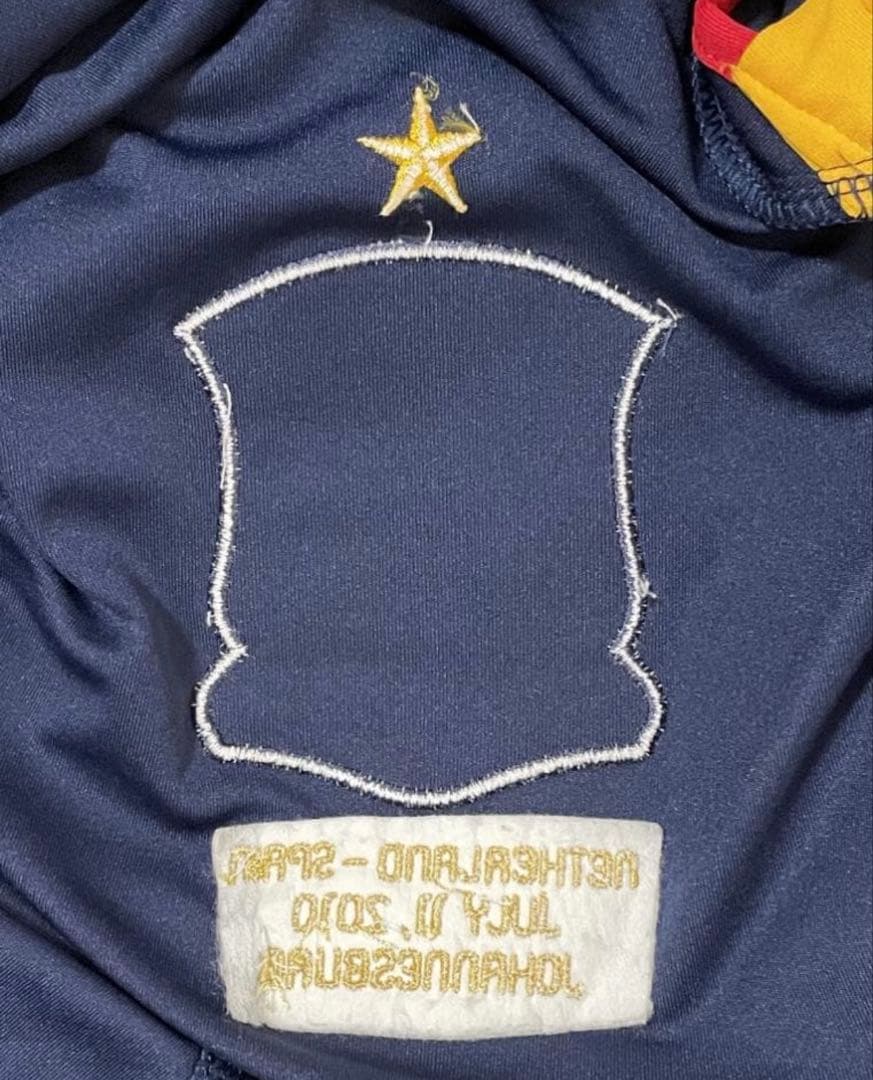 2010W杯 スペイン代表 決勝ユニフォーム イニエスタ