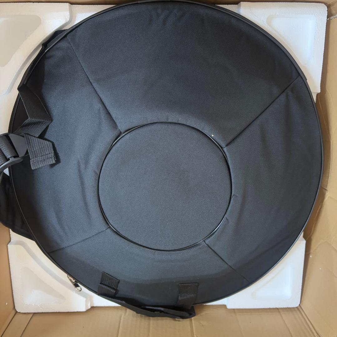 ハンドパン 9音 Dマイナー 18インチ（46cm）440Hz ケース・付属品付