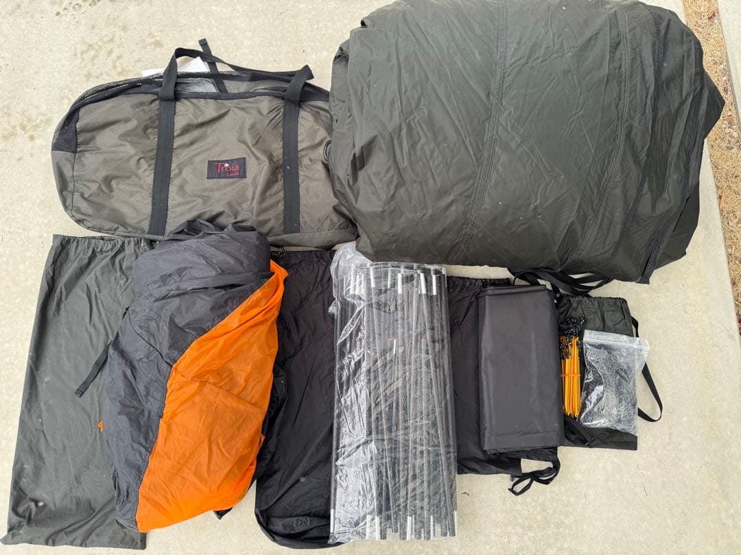 ダル男　ラルダール　ざぁーす　グリーン　2ルームテント キャンプ　みどり