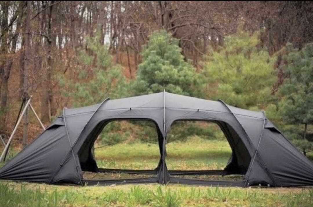 ダル男　ラルダール　ざぁーす　グリーン　2ルームテント キャンプ　みどり