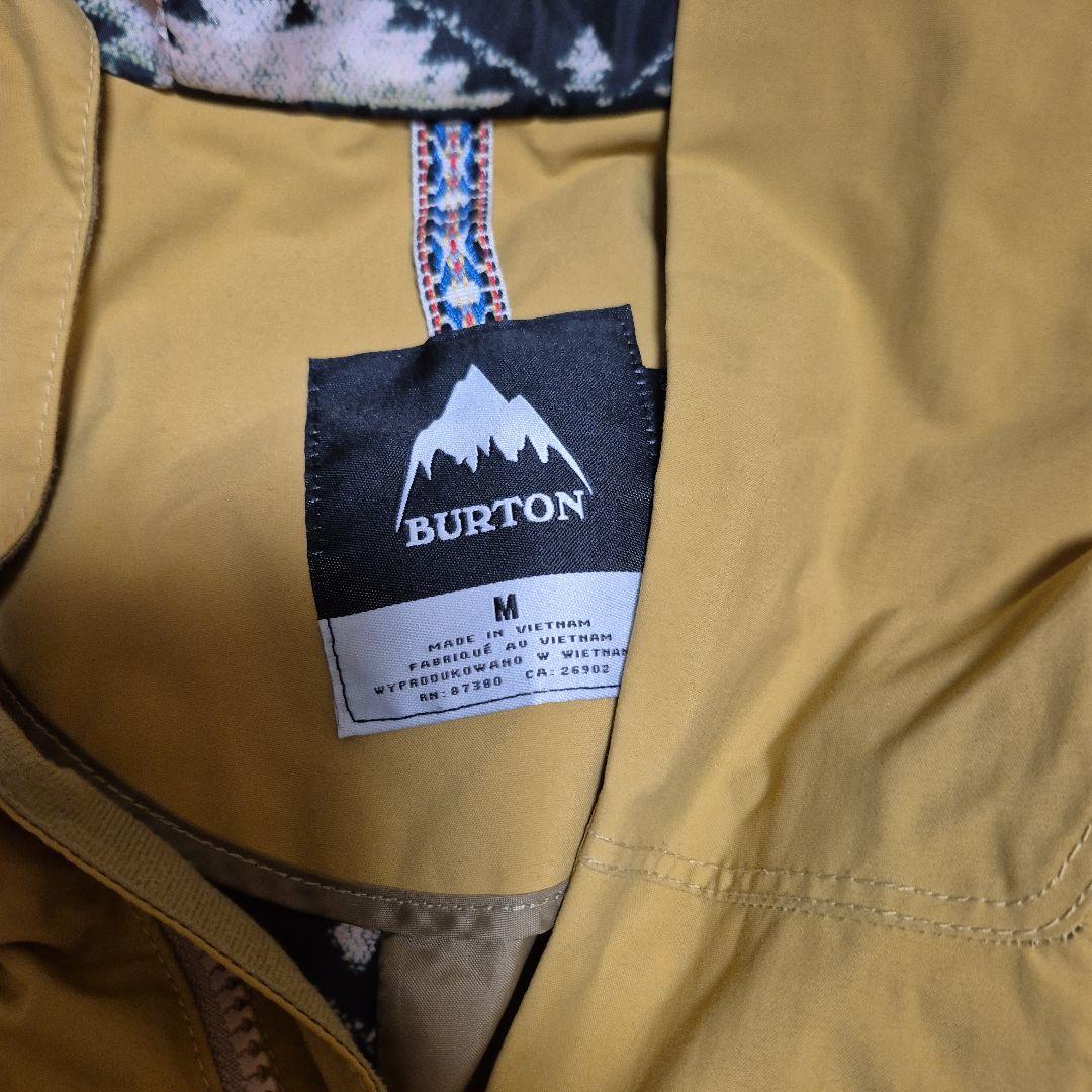 BURTON スノーボードウェア M イエロー