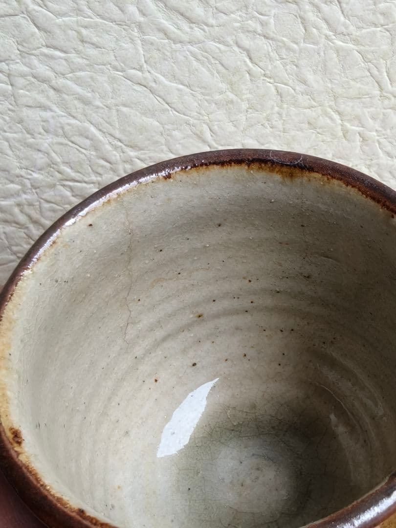 金城次郎　壺屋時代　点打　湯呑　民芸　やちむん