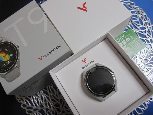 グレー ≪ ボイスキャディ T9 ≫ゴルフ 腕時計型 GPS 距離測定器