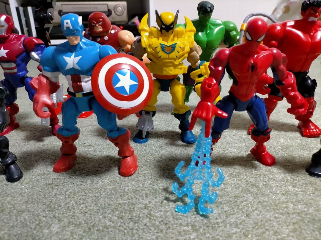 マーベル　ヒーローマッシャーズ　マーベルレジェンド　スパイダーマン