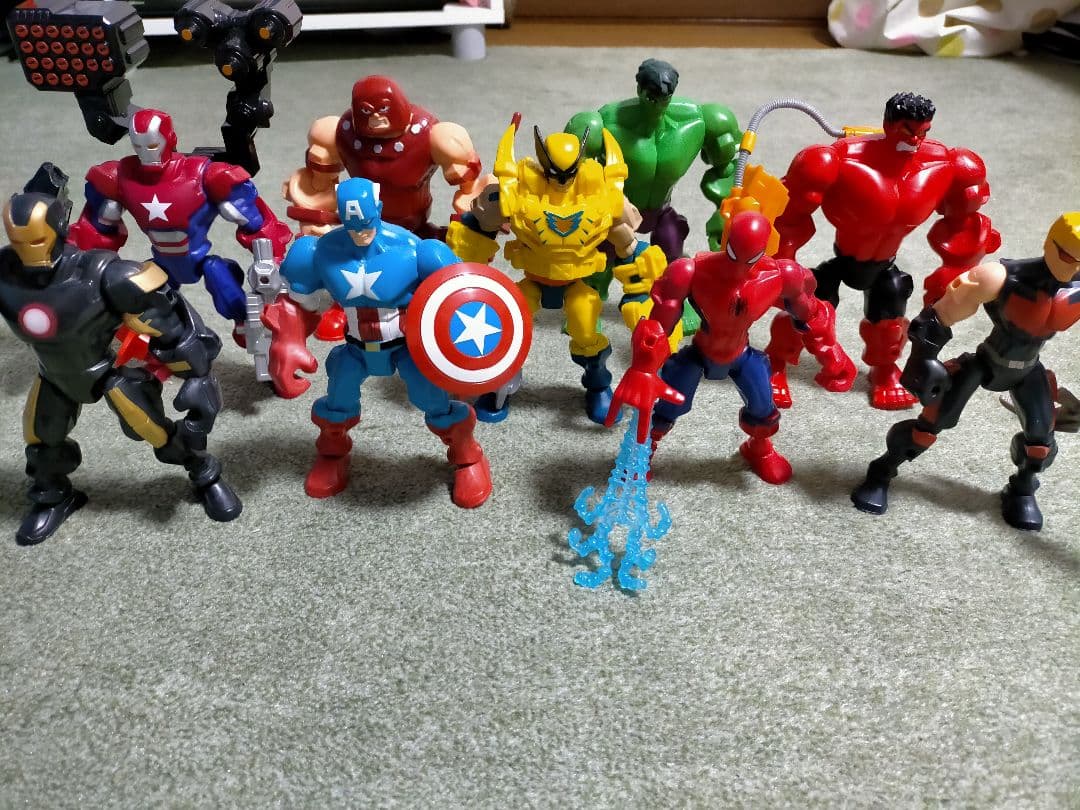 マーベル　ヒーローマッシャーズ　マーベルレジェンド　スパイダーマン