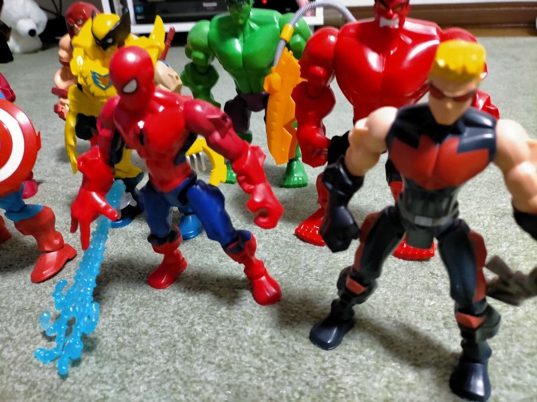 マーベル　ヒーローマッシャーズ　マーベルレジェンド　スパイダーマン