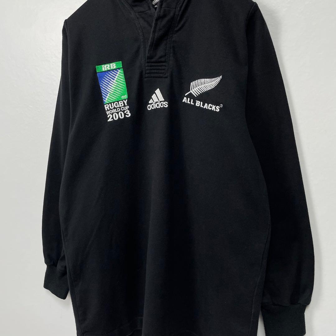 アディダス　オールブラックス　ラグビーW杯2023年 ラガーシャツ　ユニフォーム