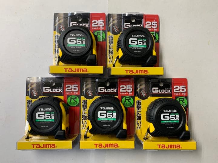 タジマ Tajima スケール コンベックス 尺目盛 GL25-55SBL×5個