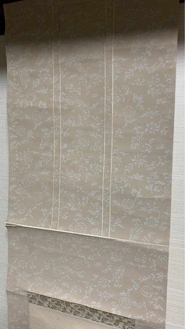 ⑨蔵出し　昭和早期　竹内先生　日本画　百合　古い掛け軸