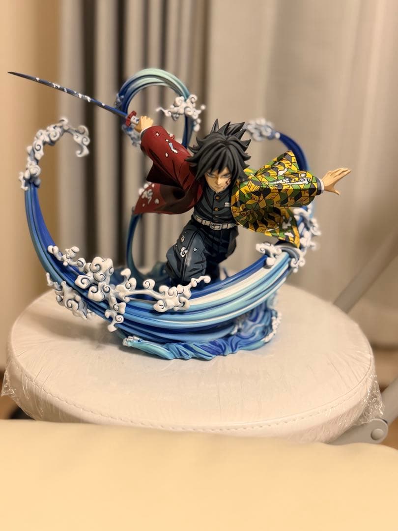 鬼滅の刃 アニプレックス1/8スケールフィギュア　富岡義勇　リペイント＋映画特典