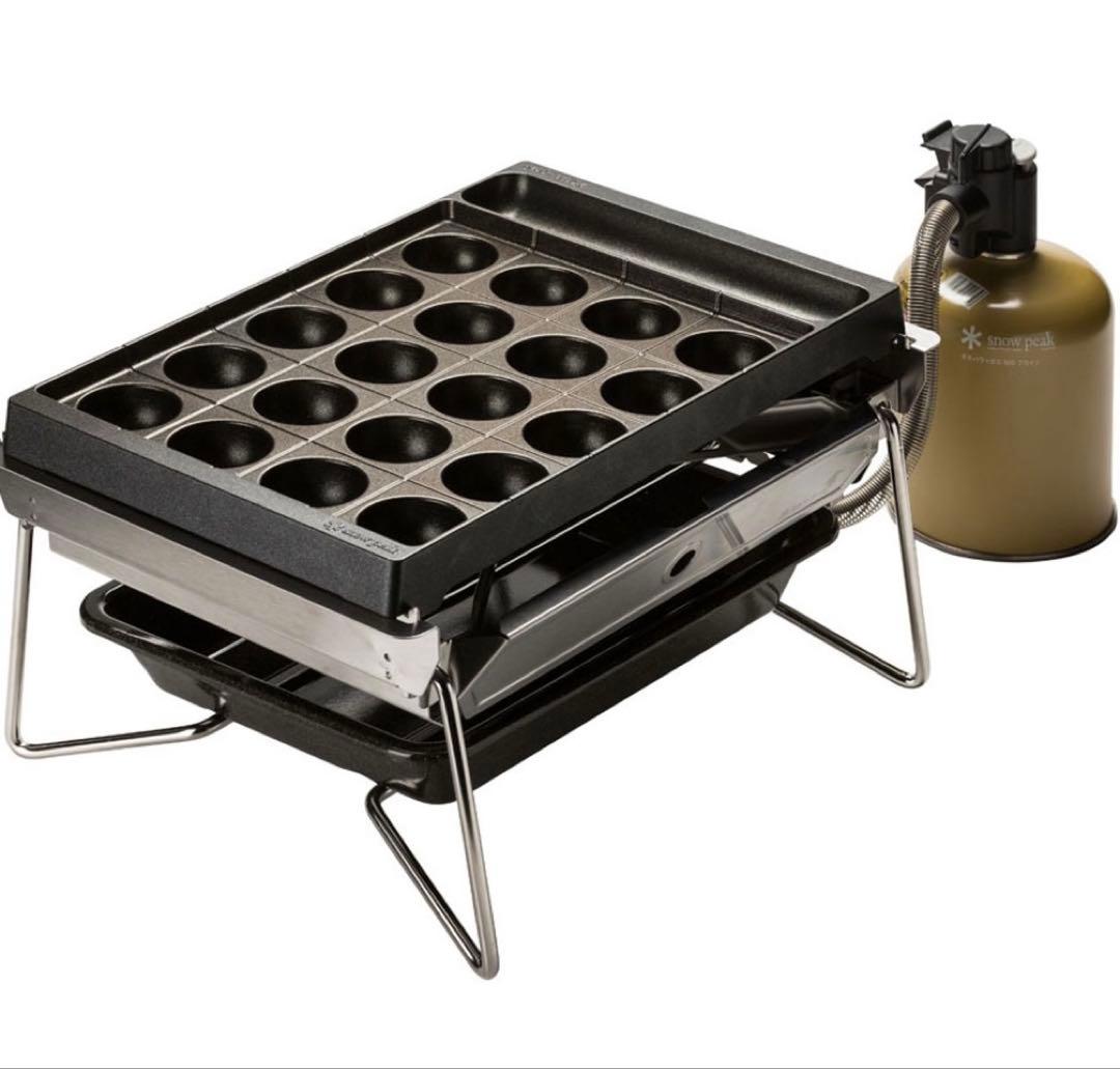 スノーピーク GS-355 雪峰苑 たこ焼きプレート付  peak