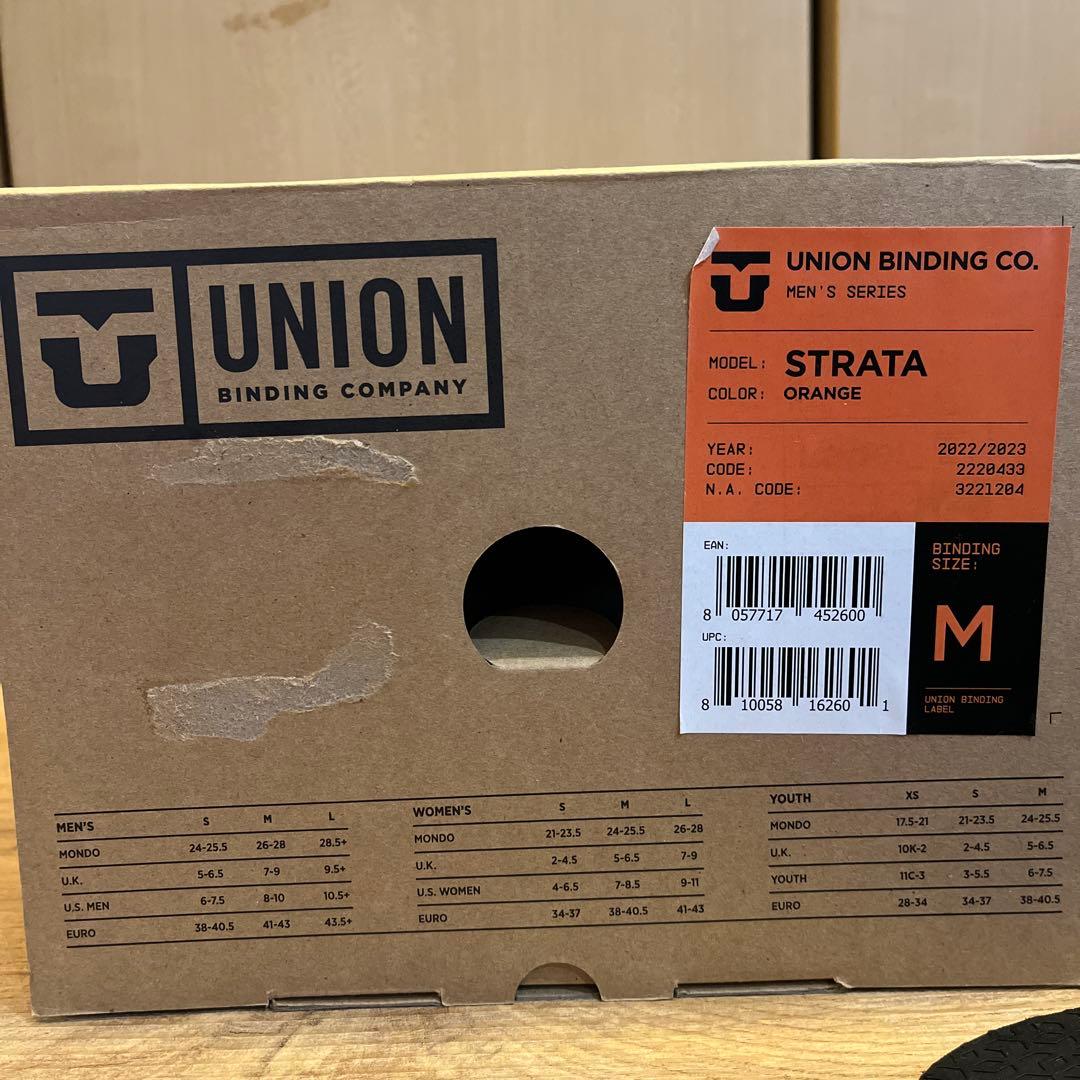 ユニオン ビンディング STRATA メンズサイズM