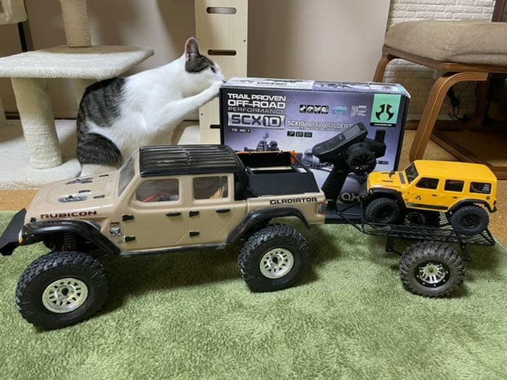 jeep グラディエーター　アキシャル　scx10 kit 完成品