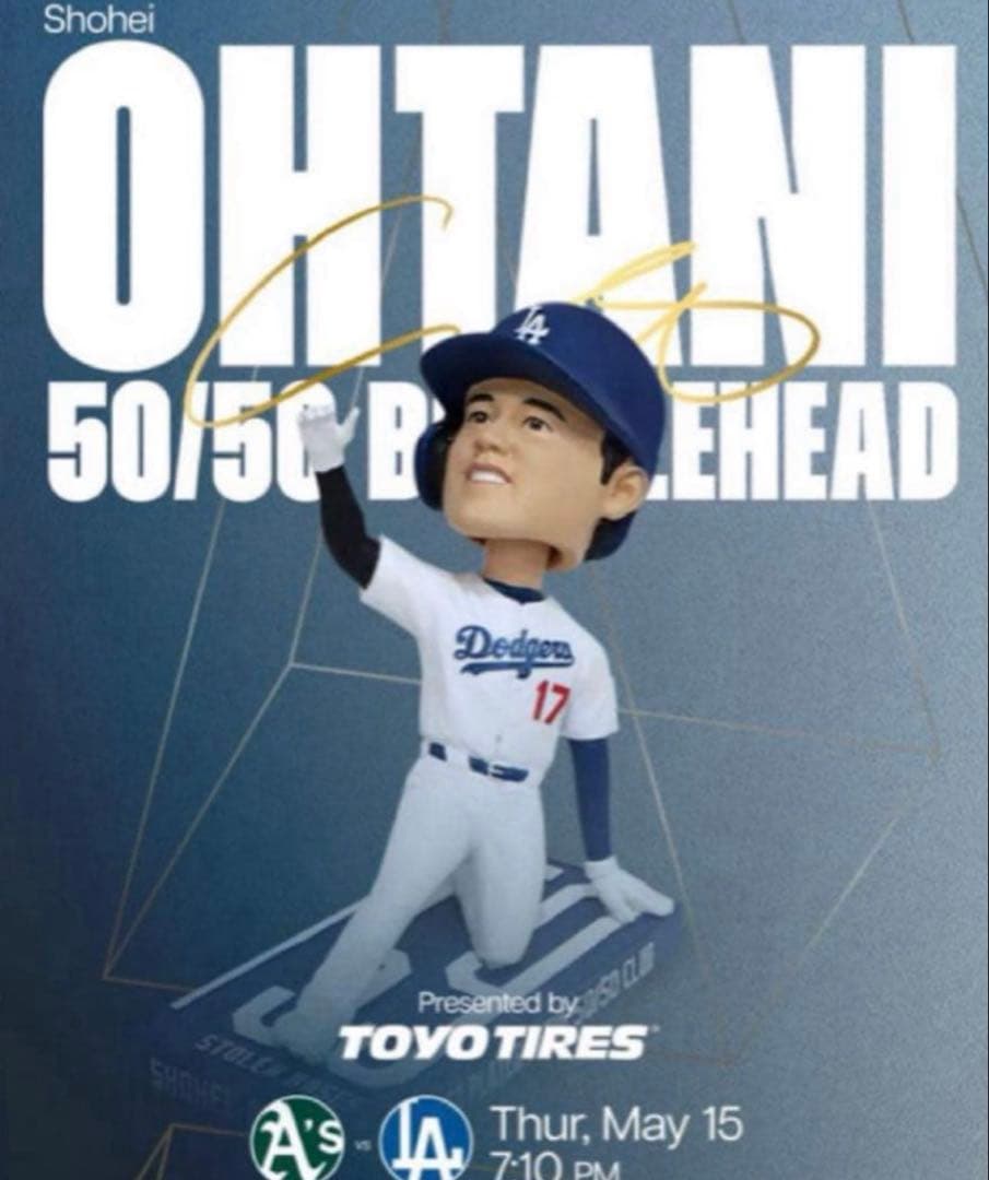 【美品】大谷翔平　ボブルヘッド　50/50 セット　ドジャース　来場者限定