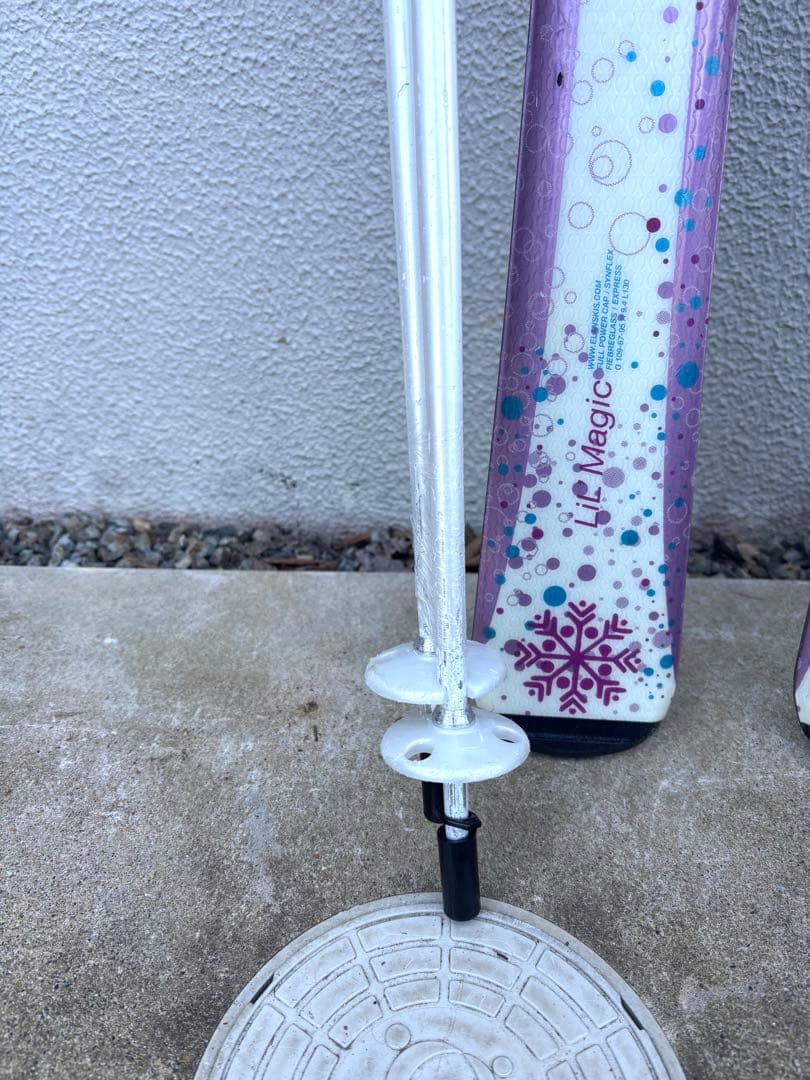 女の子用スキー フルセット 130cm 低〜中学年　エラン　美品です