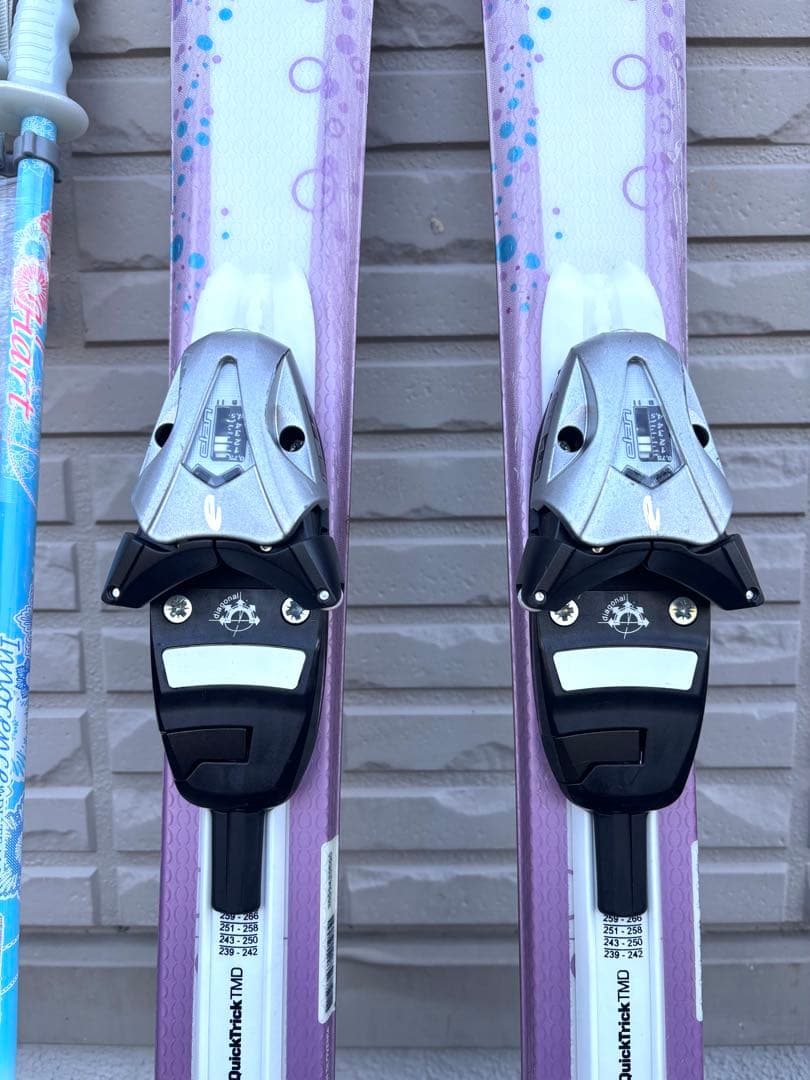 女の子用スキー フルセット 130cm 低〜中学年　エラン　美品です