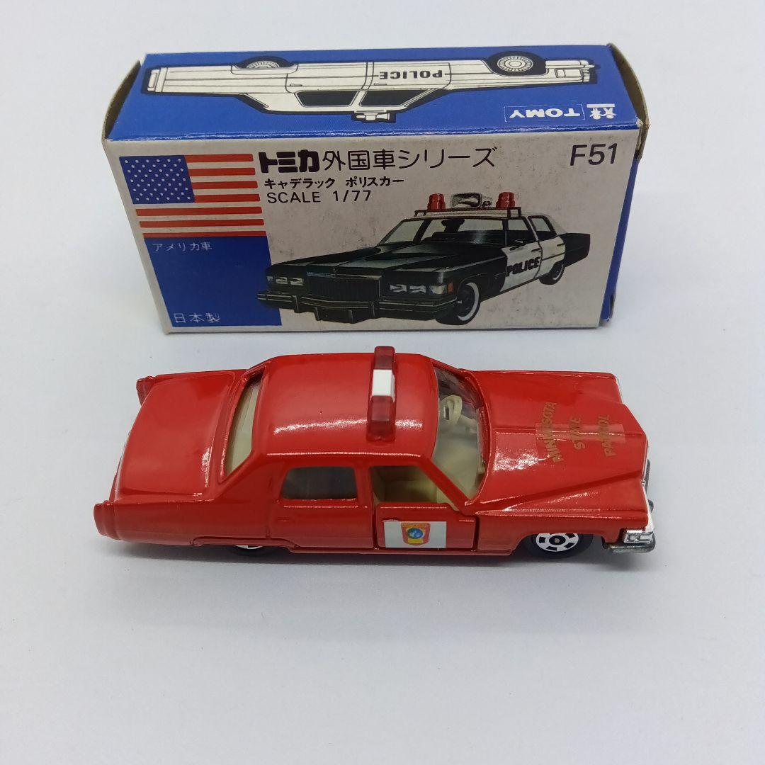 トミカ 青箱 日本製 F51 キャデラックポリスカー C MINNESOTA