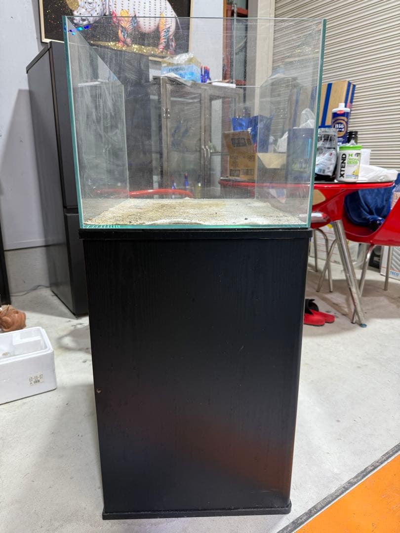 【引き取り限定】ADAガラス水槽 600×300×360H 純正バックスクリーン