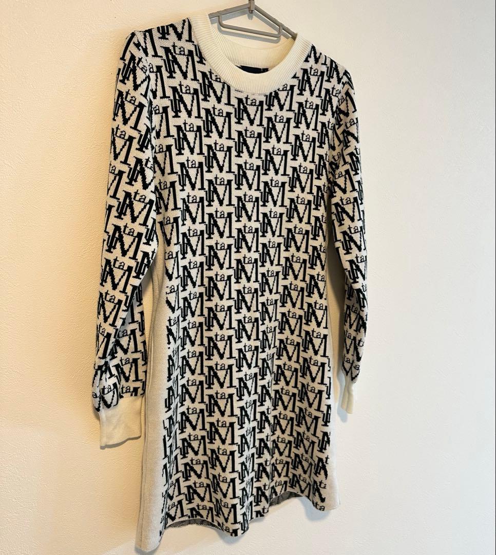 muta ゴルフ　ジャガード　ニットワンピース¥5,000-値下げしました