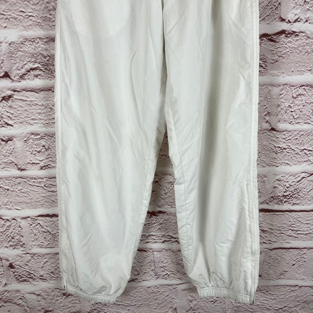 p41 NIKE ホワイト ウィンドブレーカー パンツ　L