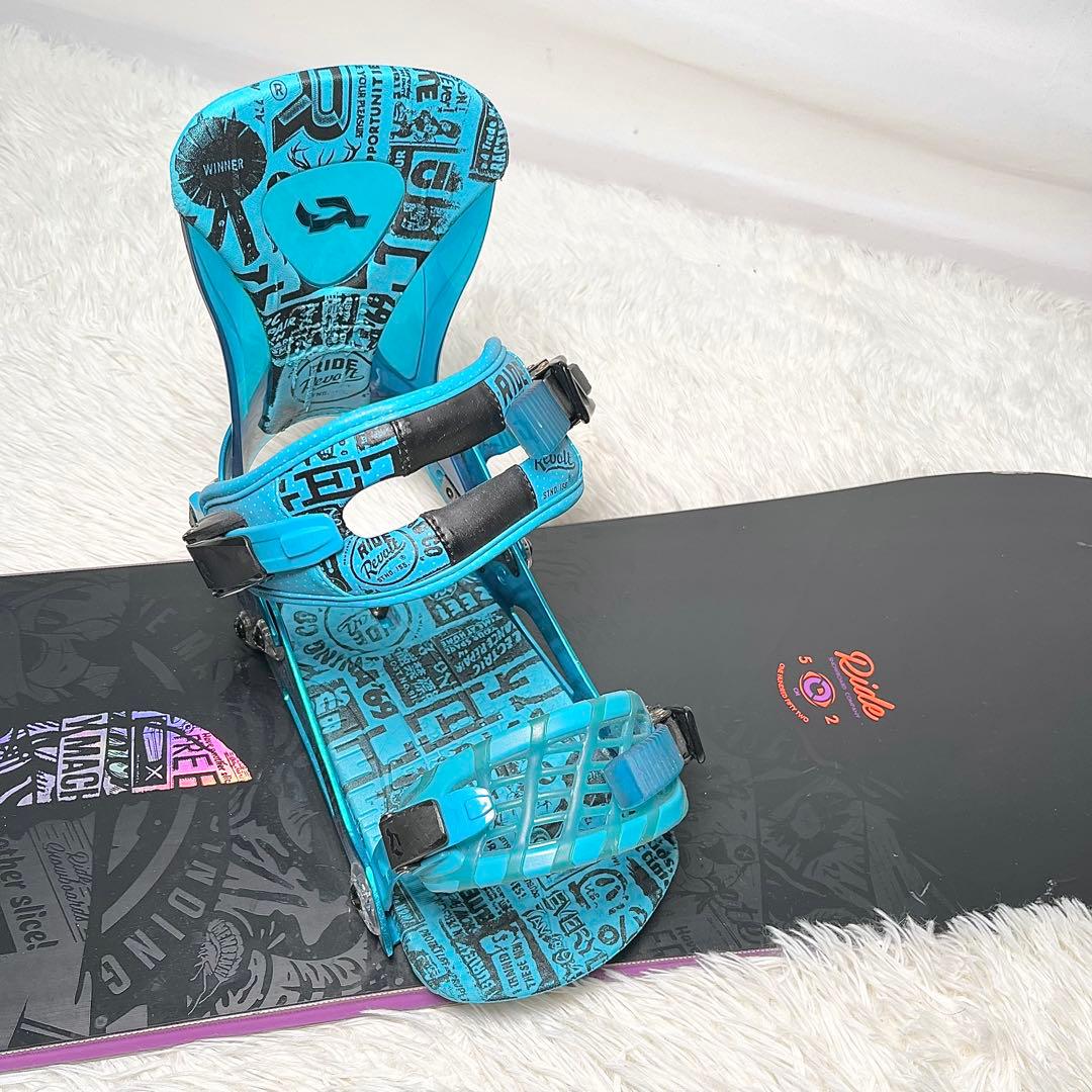 【良品】RIDE MACHETE スノーボード 152cm ビンディング　L