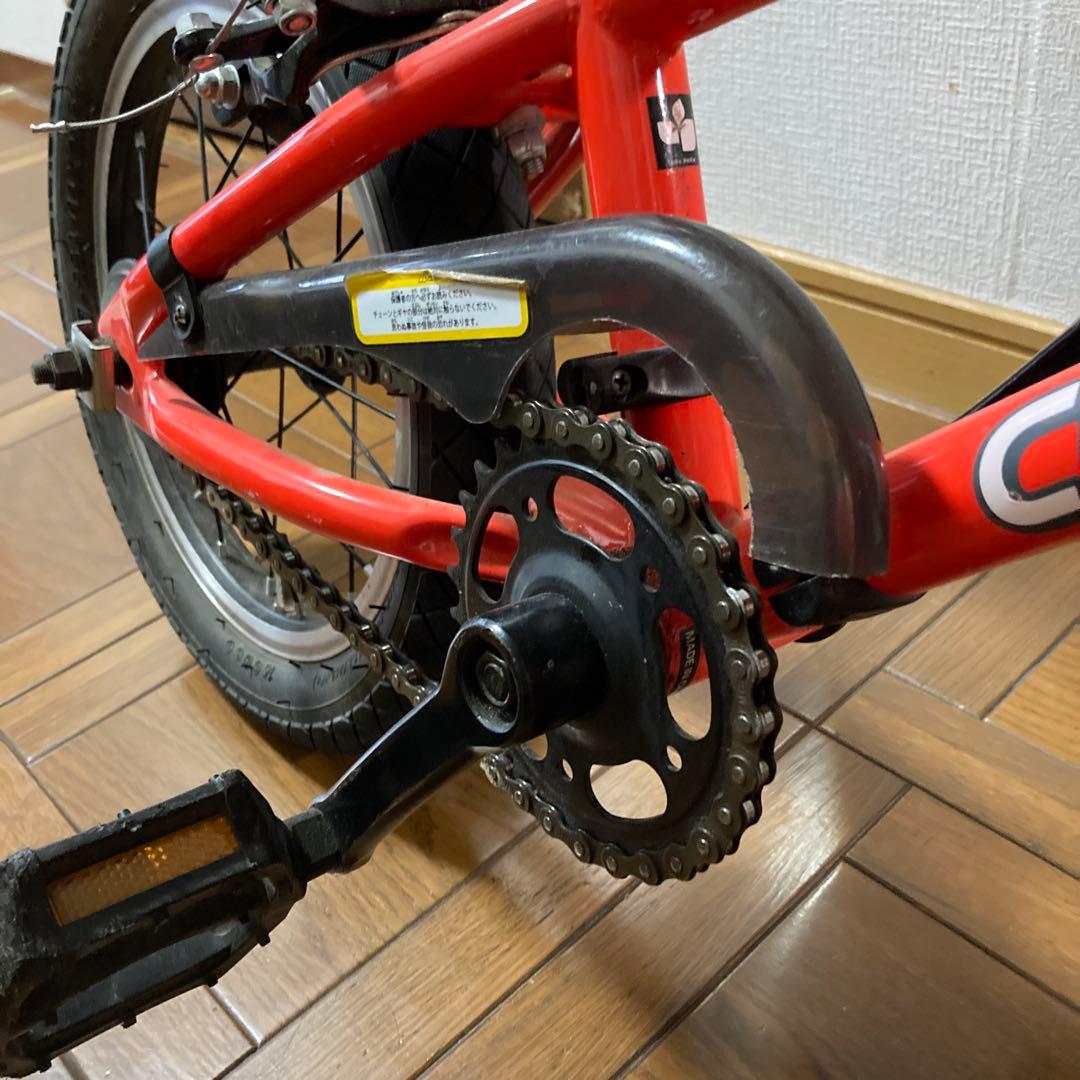 福井市内「引き渡し限定」CRANKER BMX レッド　14インチ