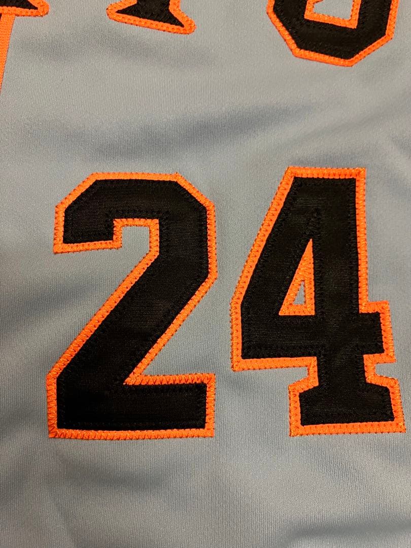 高橋由伸　ブルー　水色　ユニフォーム　読売ジャイアンツ　読売巨人軍　アディダス