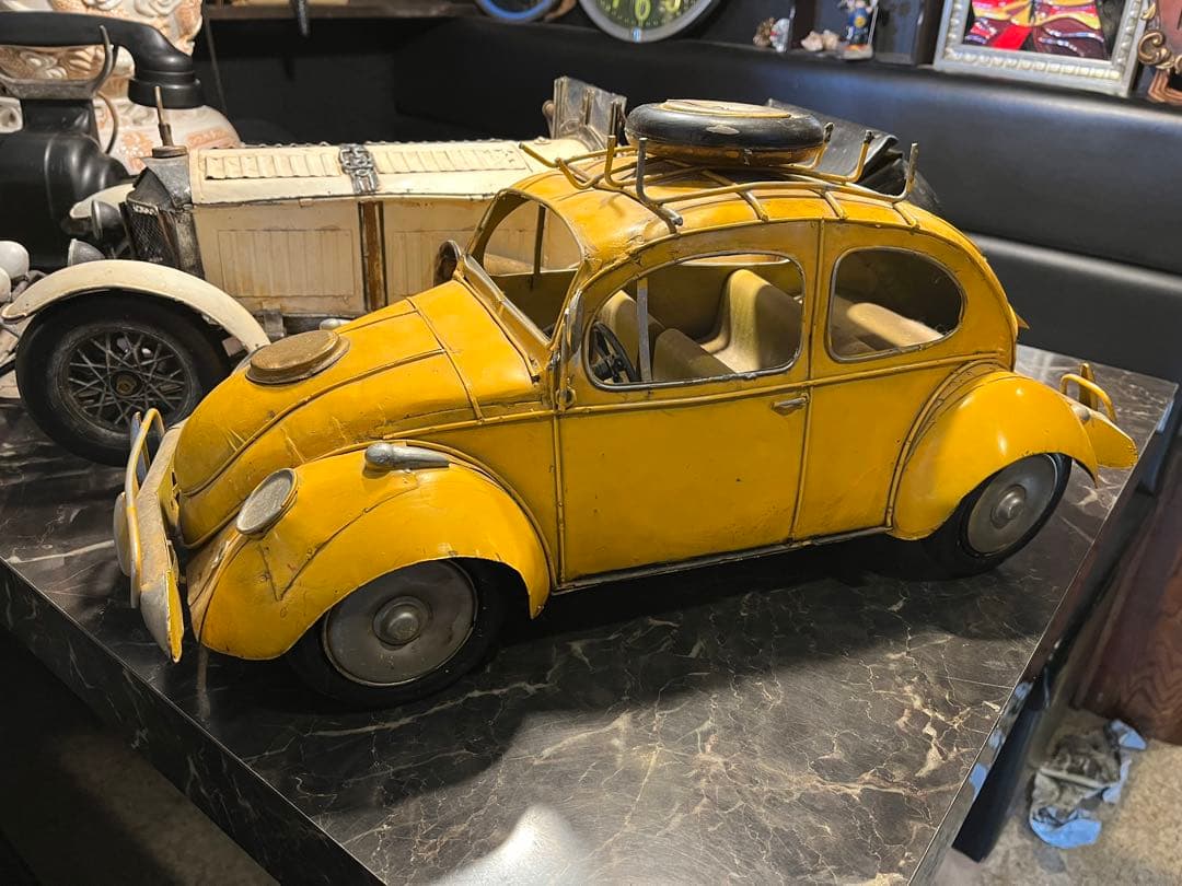 ブリキビートル、ブリキの車、特大ワーゲン、フォルクスワーゲンビートル