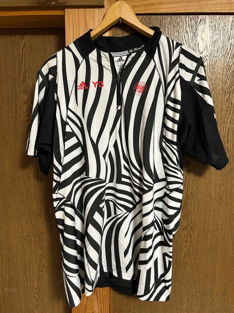 adidas Y-3 ゼブラ柄 サイクルジャージ Lサイズ