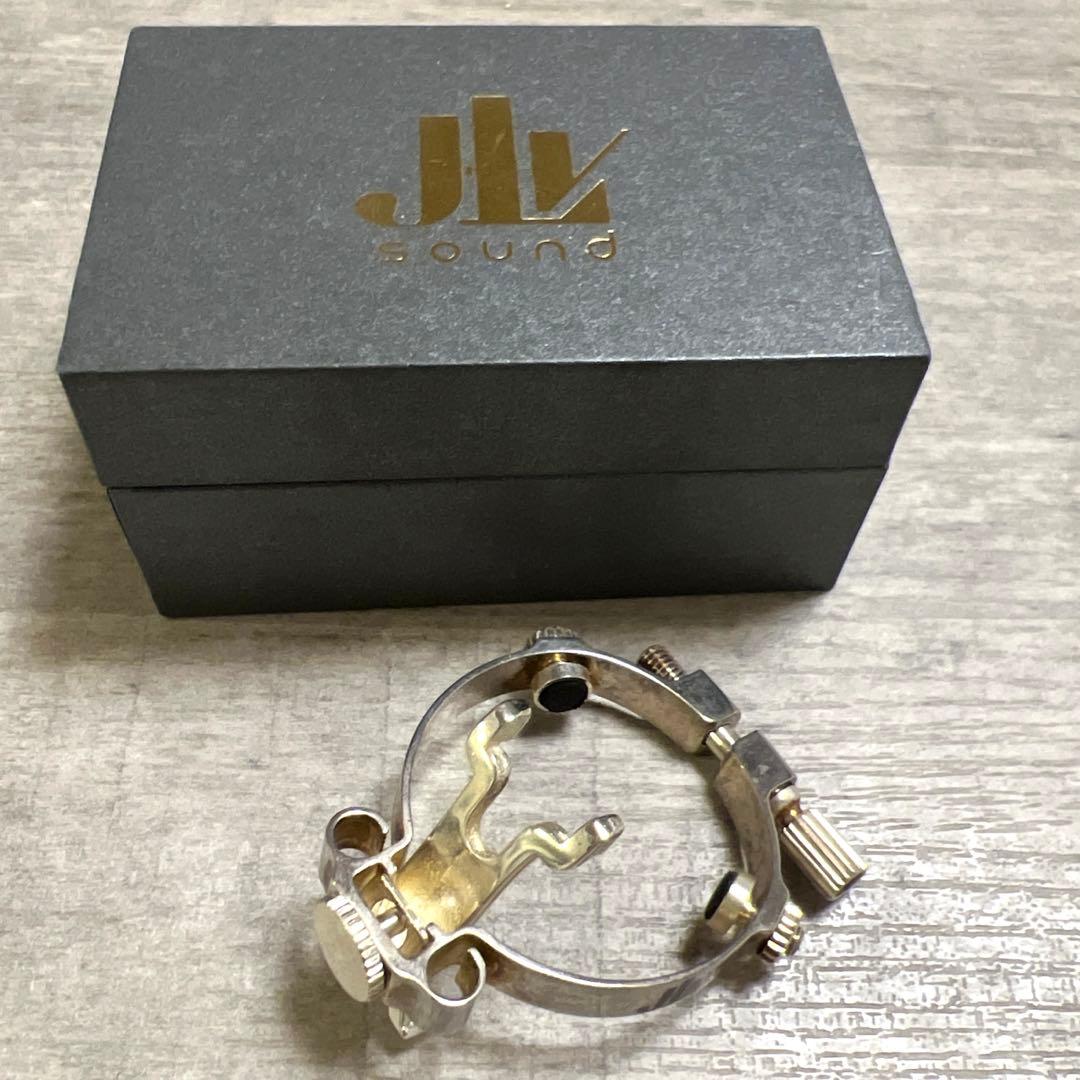 JLV テナーサックスリガチャー　銀メッキ【本日22:00までの出品とします】