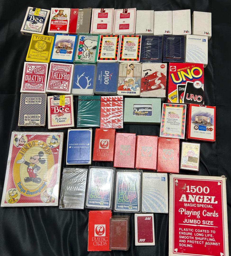 トランプ　花札等　カードゲーム　46点　未使用多数　まとめ売り