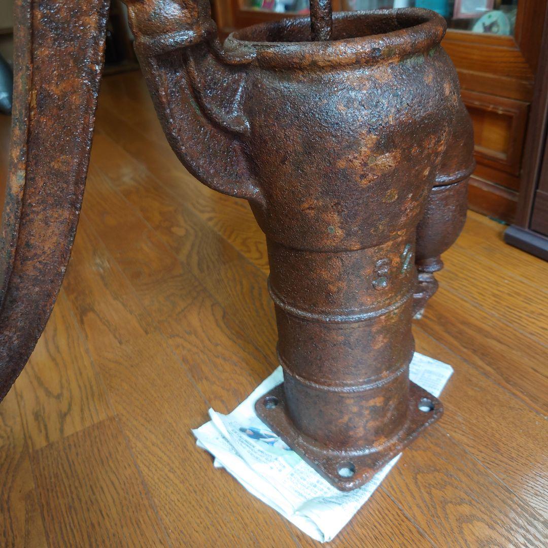 古道具　希少　サクラマーク川本式　手押ポンプ　昭和中期