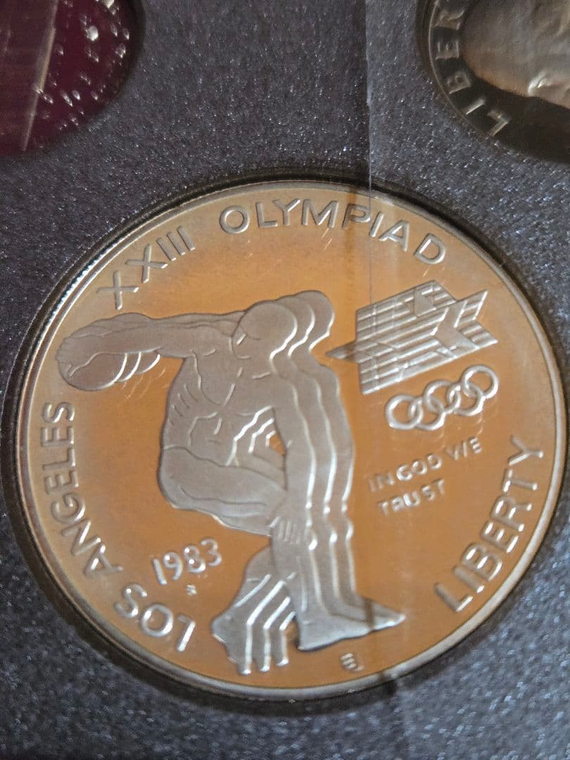 1983 アメリカ合衆国セット ロサンゼルスオリンピック 銀貨 SV900