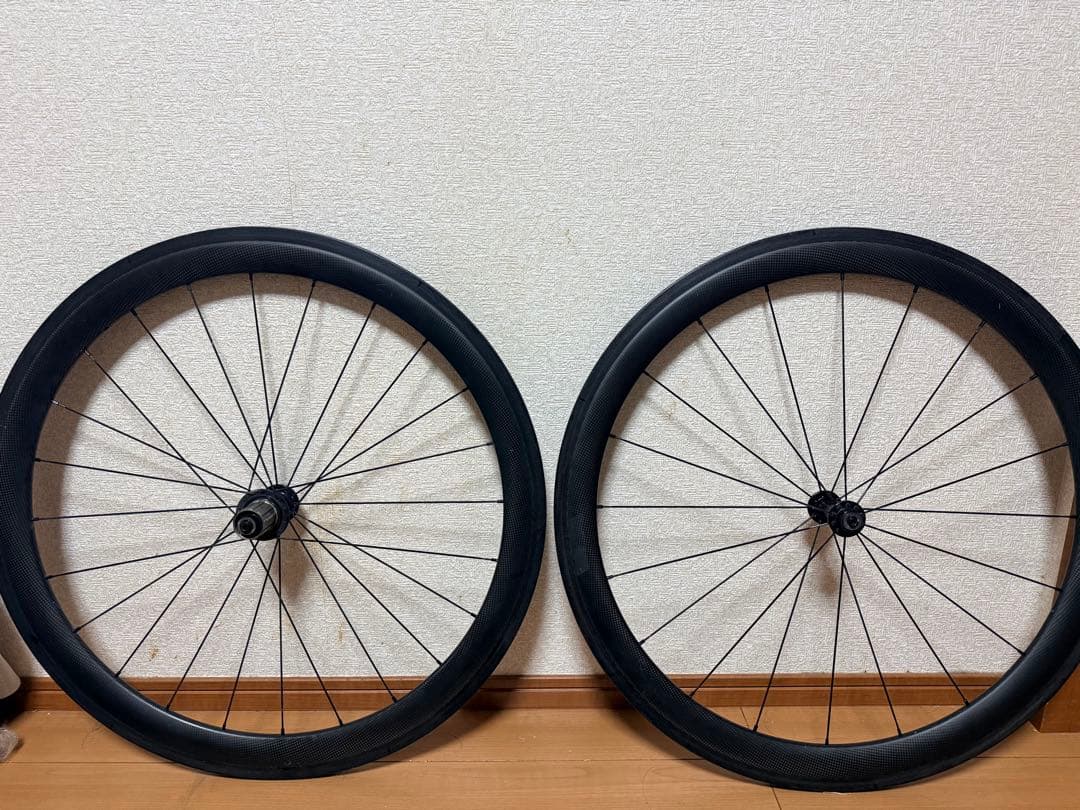 カーボンホイール 前後セット 50mmハイト シマノ11s対応Primeクイック