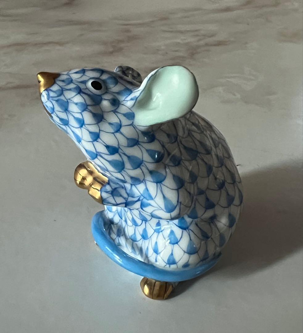 Her end ヘレンド　干支フィギュリン　ねずみ