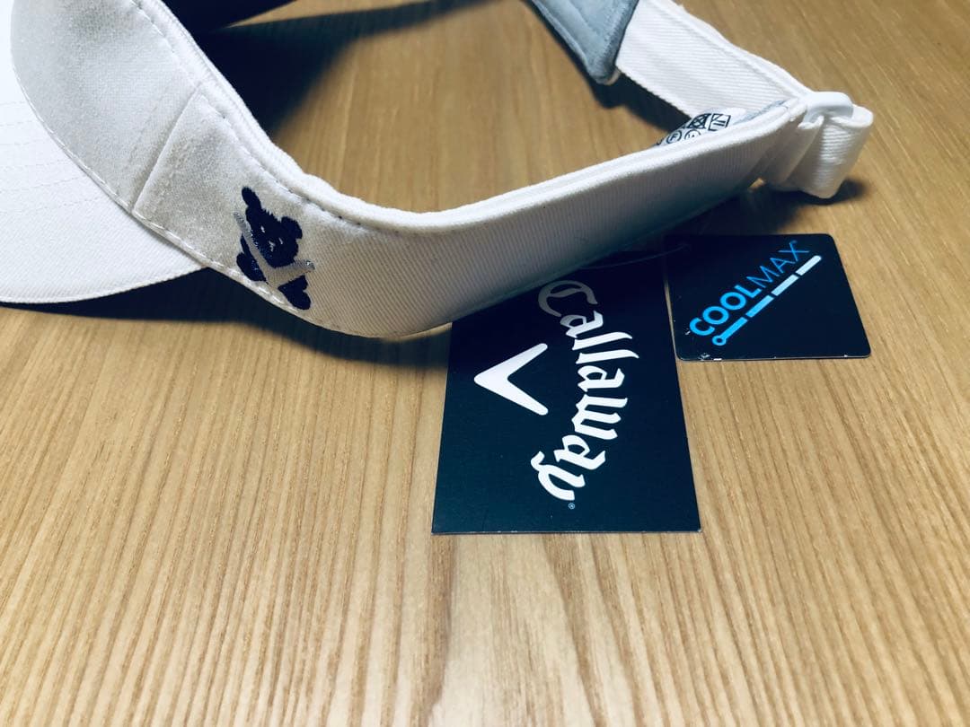 新品　未使用　キャロウェイ サンバイザー ホワイト ベア Callaway