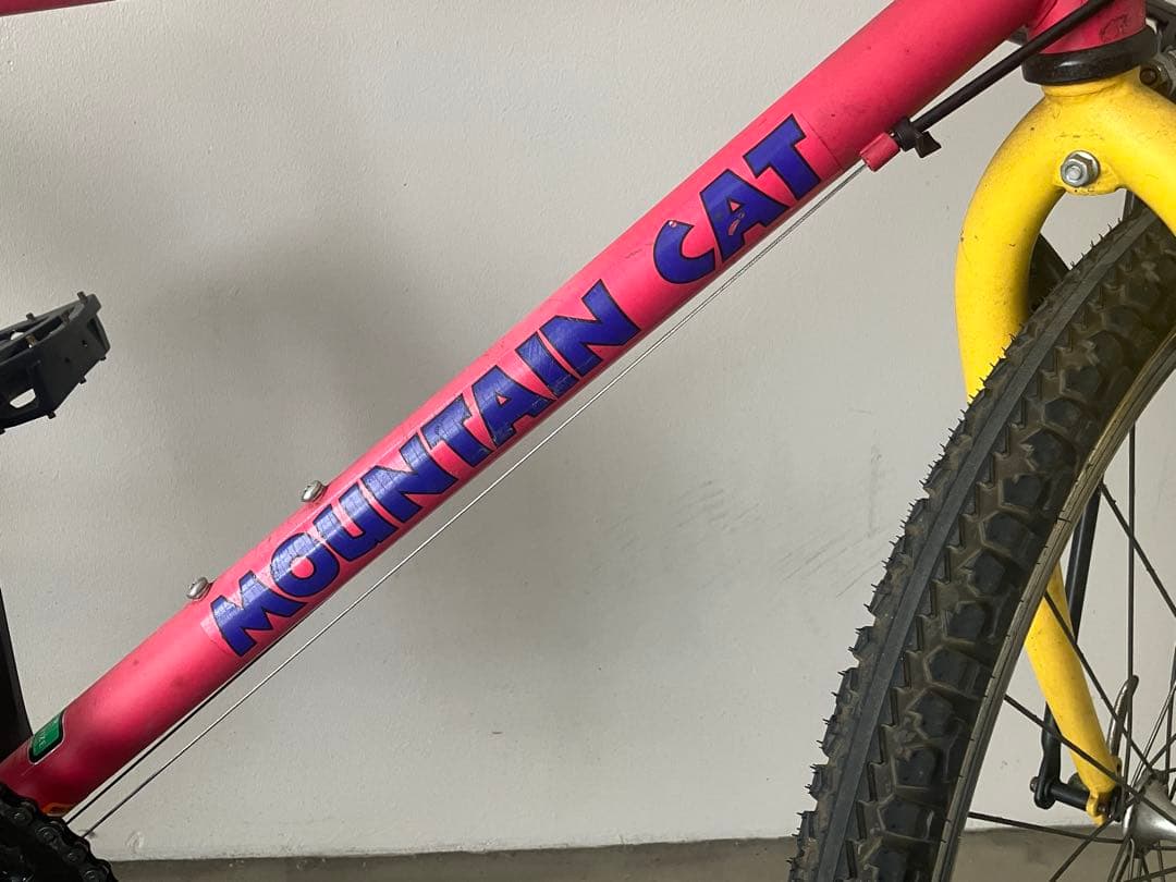 MOUNTAIN CAT マウンテンバイク ピンク/イエロー