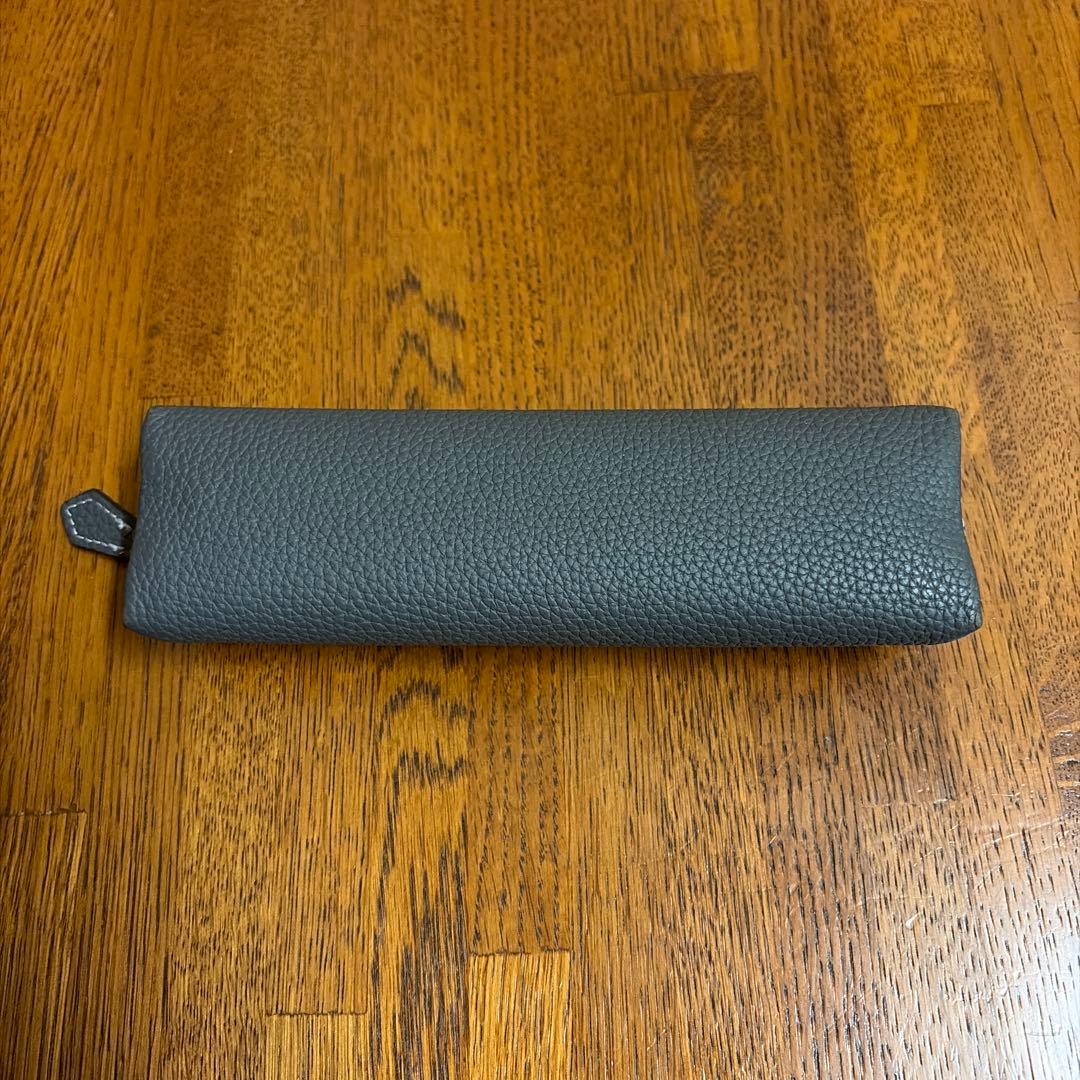 BONAVENTURA(ボナベンチュラ) ペンケース グレー レザー 筆箱