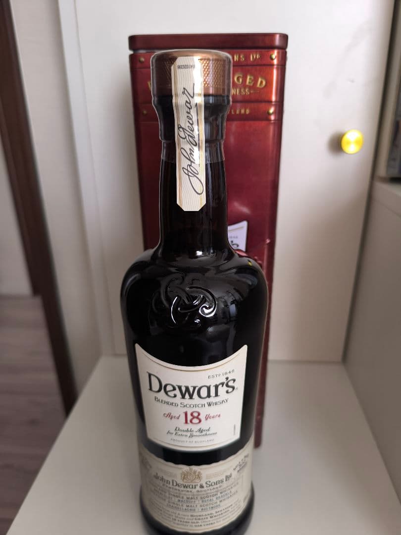 Jun×2☆♤♢♡♧【新品未開封】Dewar's 18年