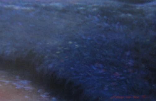 井上司【残照　赤城山】希少画集画、状態良好、新品高級額装付