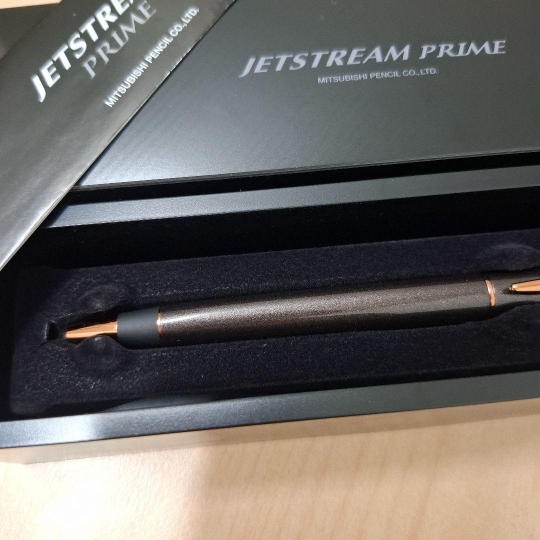 限定　uni　ジエットストリームプライム　ノーブルブラウン　回転繰出　ボールペン
