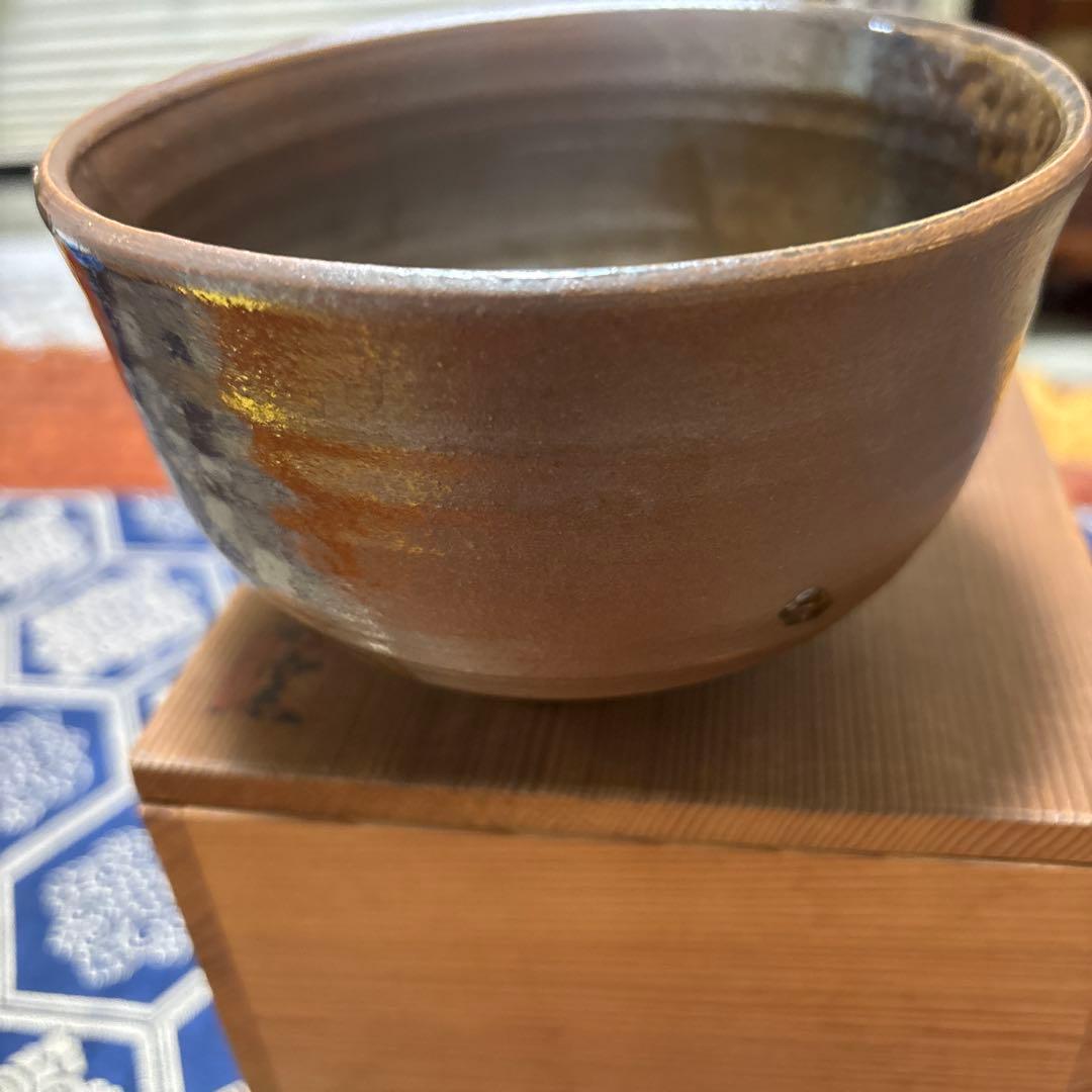 丹彩窯陶器 茶碗 木箱付き