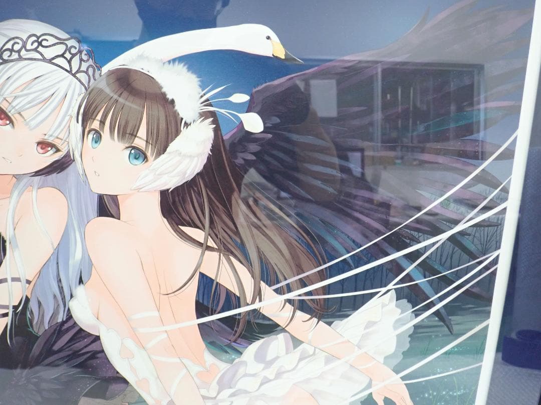 ㉘新品・保証書付 Tony　「白と黒のオデット」ミクスドメディア アールビバン