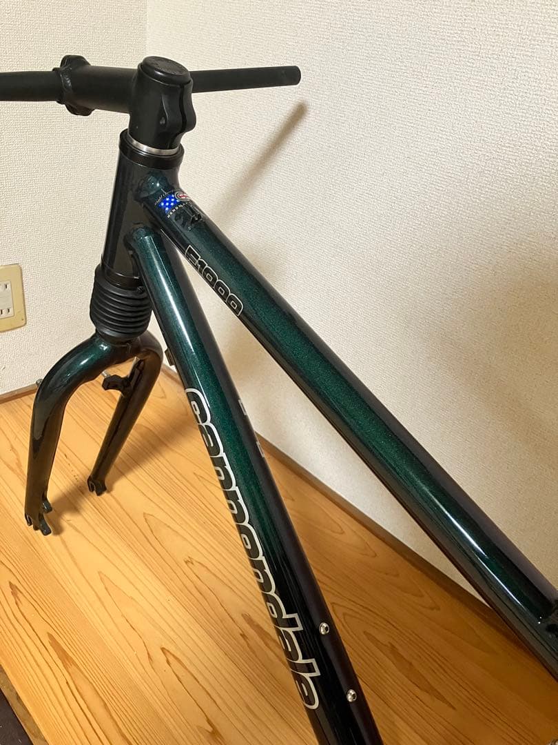 カメレオンカラー【cannondale】F1000フレーム＆ステム＆ハンドルバー