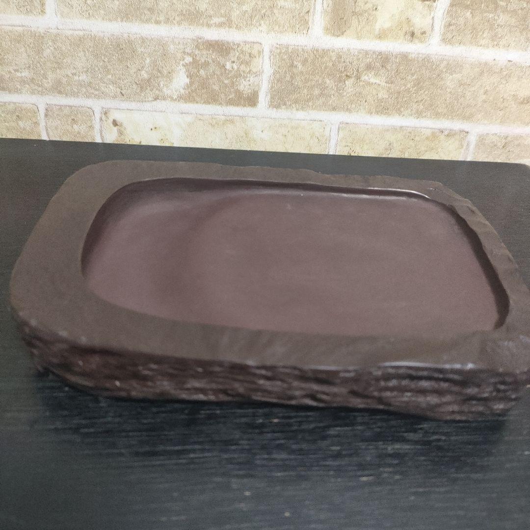 銘石 赤間硯 竹泉寿 大きめサイズ