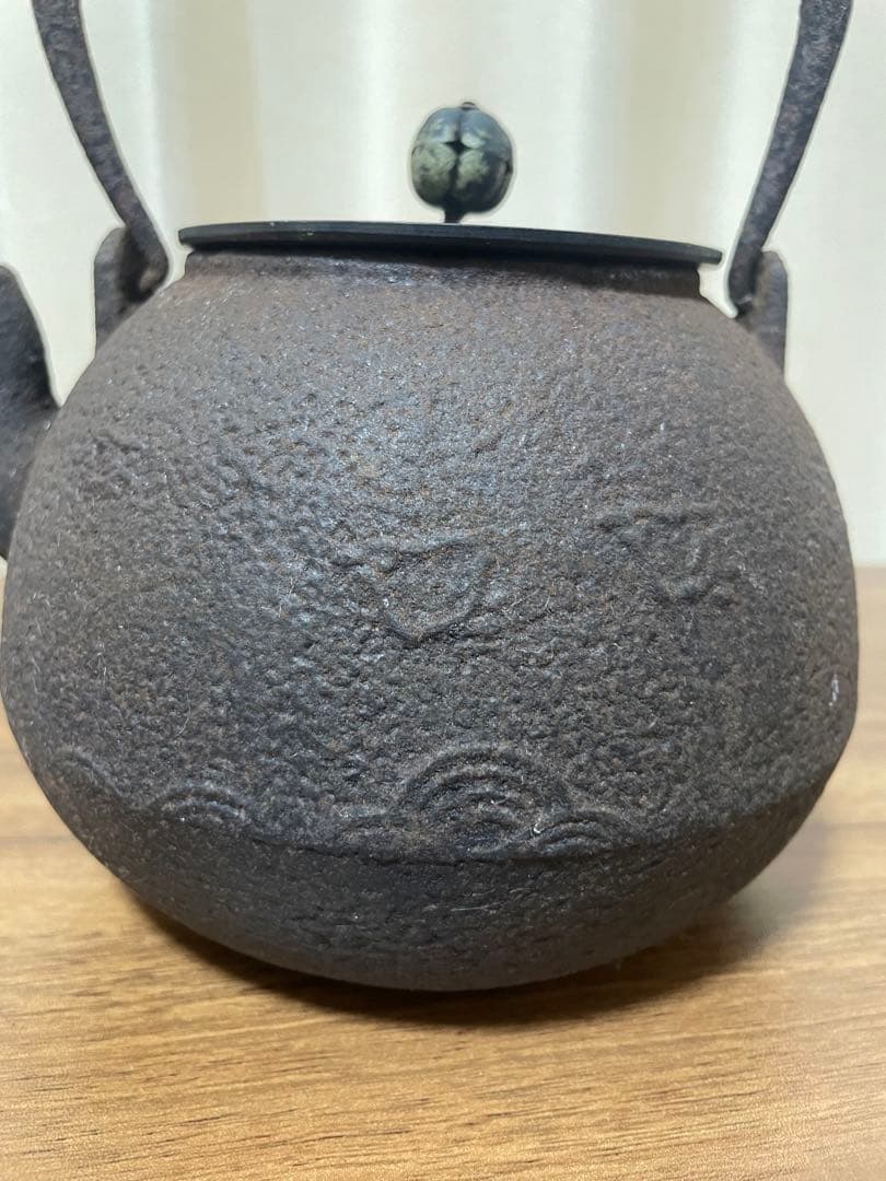 【骨董品】 龍文堂 鉄瓶